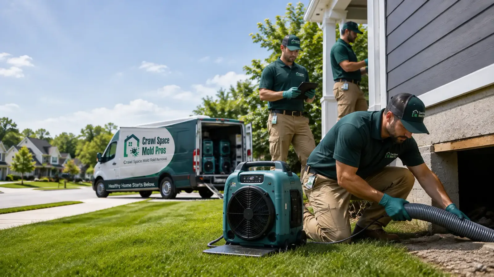 Crawl Space Mold Removal in Twin Valley, MN